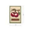 Parche Termo Cuadro Con Cerezas 50x75mm -Merceria Botton parche termo cuadro con cerezas 50x75mm