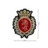 Parche Termo Escudo Bordado Con Abalorios 1 Parche Termo Escudo Bordado Con Abalorios -Merceria Botton parche termo escudo bordado con abalorios