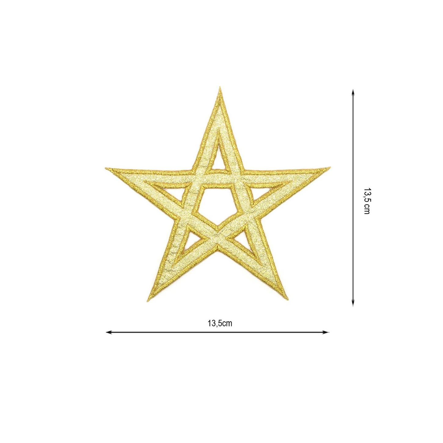 Parche Termo Estrella 13,5x13,5cm 3 Parche Termo Estrella 13,5x13,5cm