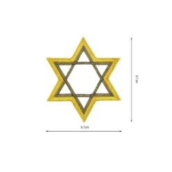 Parche Termo Estrella David. Varios Colores