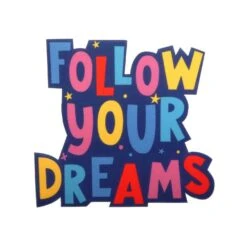 Parche Termo Gigante Follow Your Dreams Colores