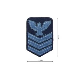 Parche Termo Insignia Denim 48x75mm