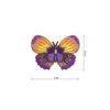 Parche Termo Mariposa Malva 5x2,5cm -Merceria Botton parche termo mariposa malva 5x25cm2