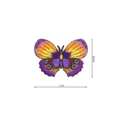 Parche Termo Mariposa Malva 5x2,5cm
