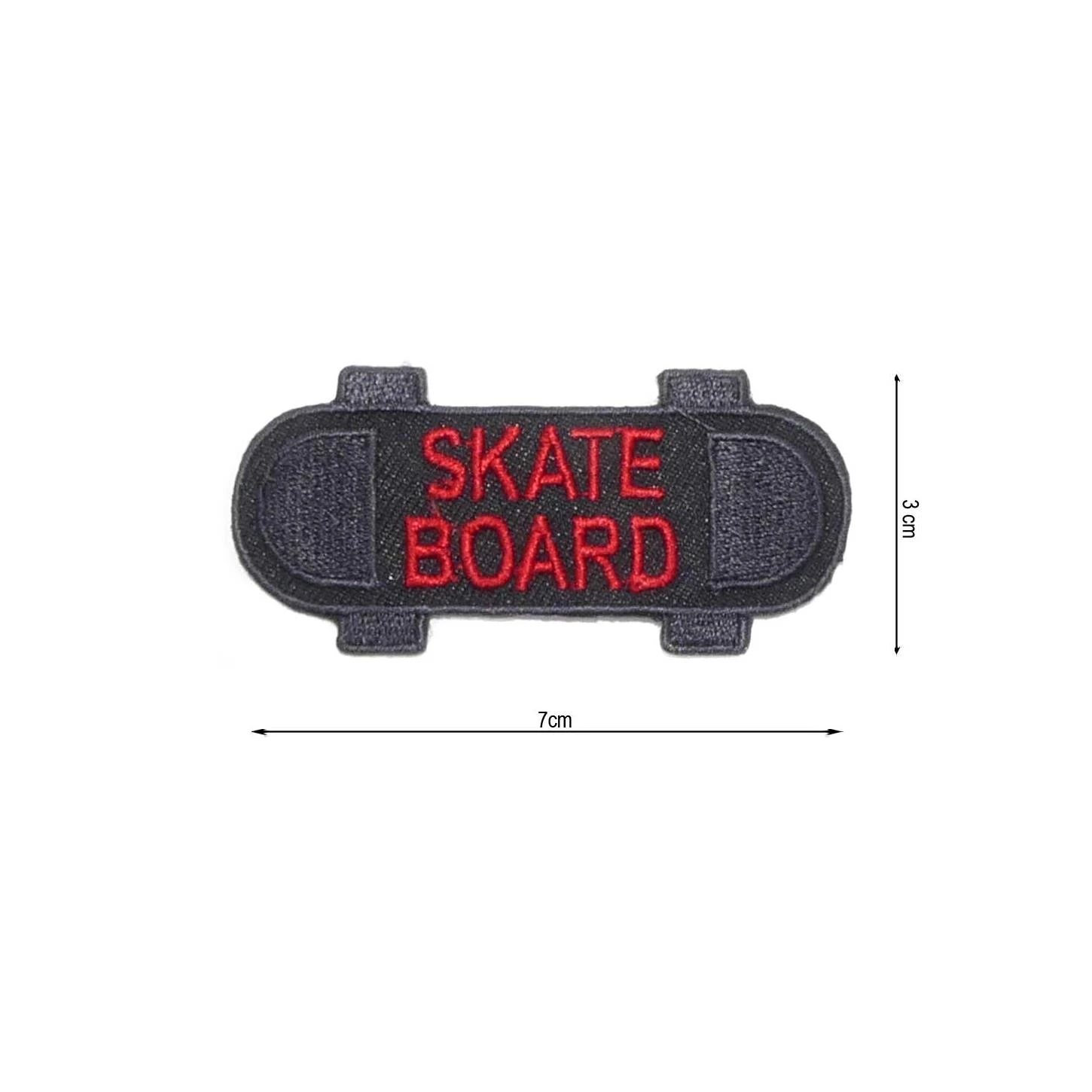 Parche Termo Monopatín Skate Board 7x3cm 3 Parche Termo Monopatín Skate Board 7x3cm