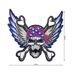 Parche Termo Motero. Calavera Yankee