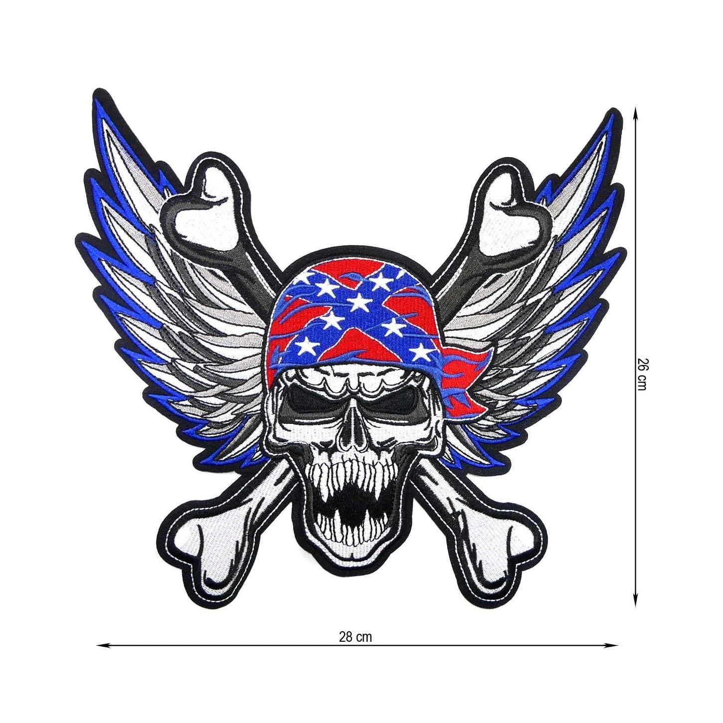 Parche Termo Motero. Calavera Yankee 3 Parche Termo Motero. Calavera Yankee