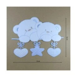 Parche Termo Ositos Y Corazones Con Estrella