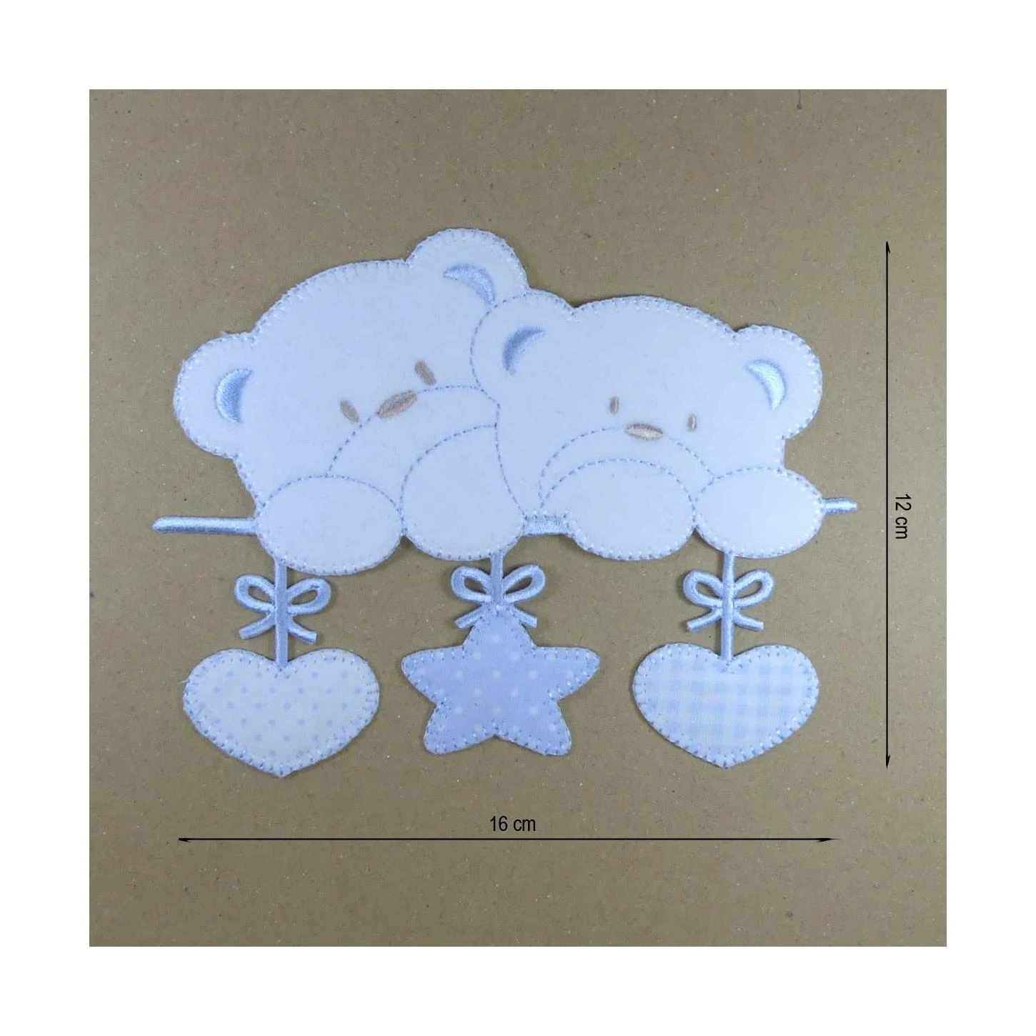 Parche Termo Ositos Y Corazones Con Estrella 3 Parche Termo Ositos Y Corazones Con Estrella