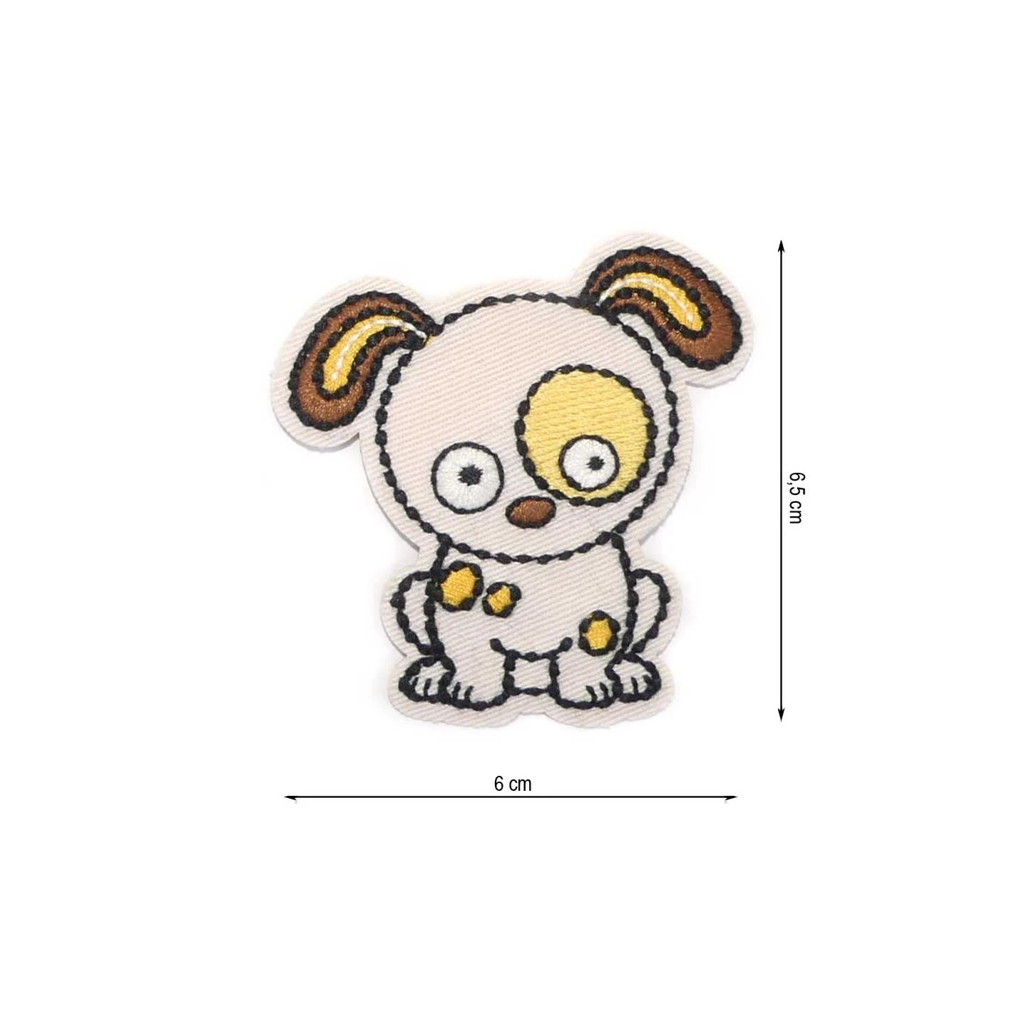 Parche Termo Perro Mancha Ojo 60x65mm 3 Parche Termo Perro Mancha Ojo 60x65mm