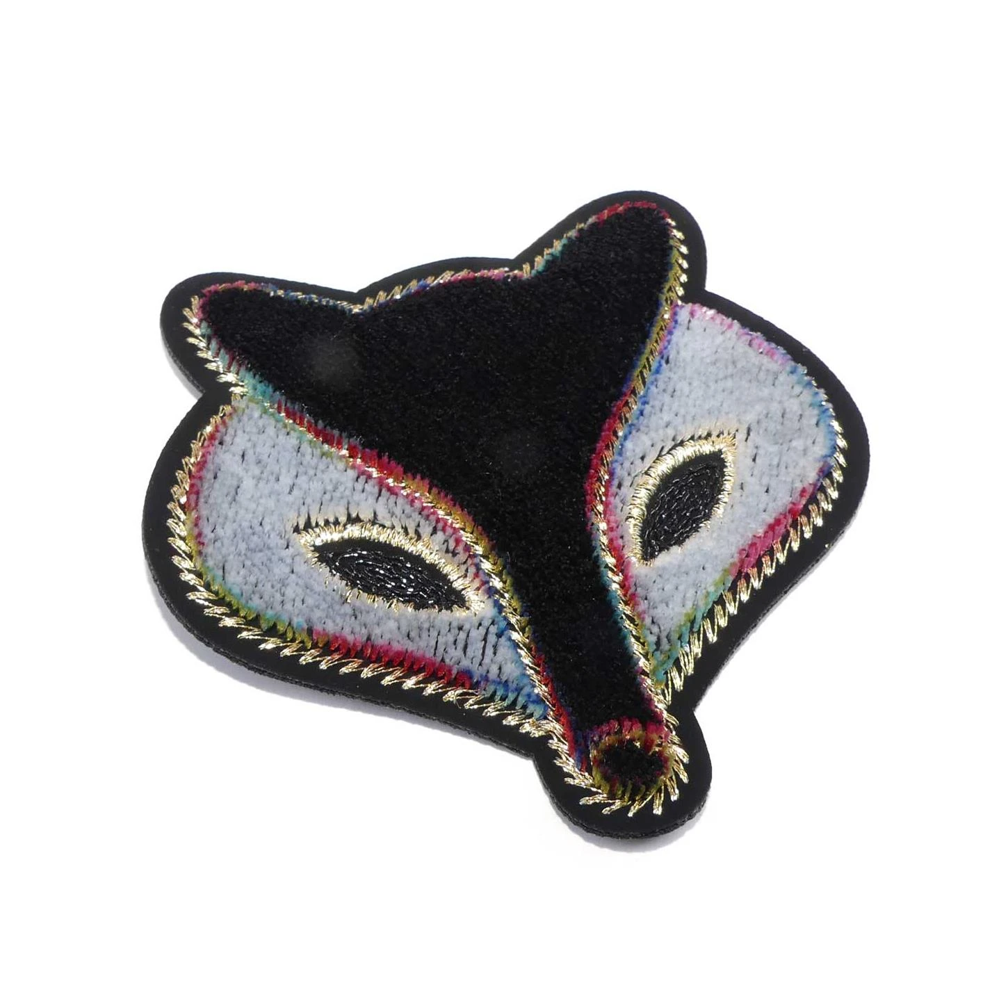 Parche Termo Zorro Terciopelo Bordado 4 Parche Termo Zorro Terciopelo Bordado - Imagen 2