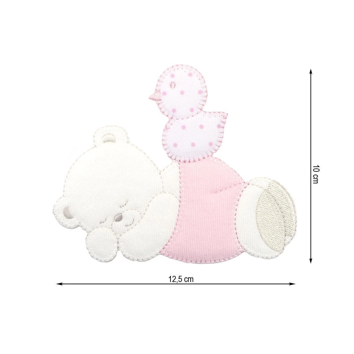 Parche Termoadhesivo 125x100mm Bordado Osito Con Pato 3 Parche Termoadhesivo 125x100mm Bordado Osito Con Pato