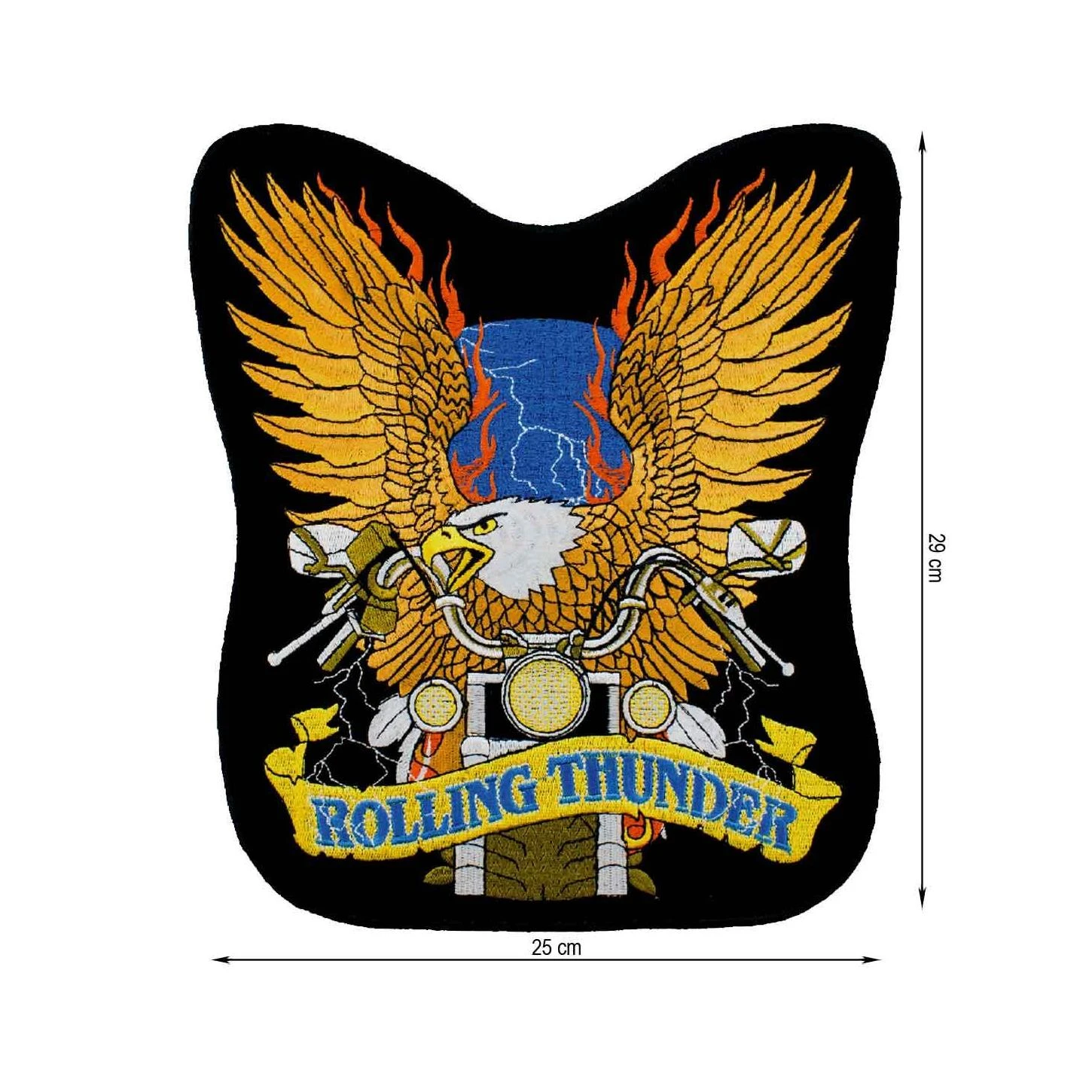 Parche Termoadhesivo 250x290mm Bordado Motero 3 Parche Termoadhesivo 250x290mm Bordado Motero