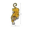 Parche Termoadhesivo 50x135mm Bordado Tigre 2 Parche Termoadhesivo 50x135mm Bordado Tigre -Merceria Botton parche termoadhesivo 50x135mm bordado tigre2