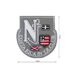 Parche Termoadhesivo 75x75mm Bordado Escudo Naútico