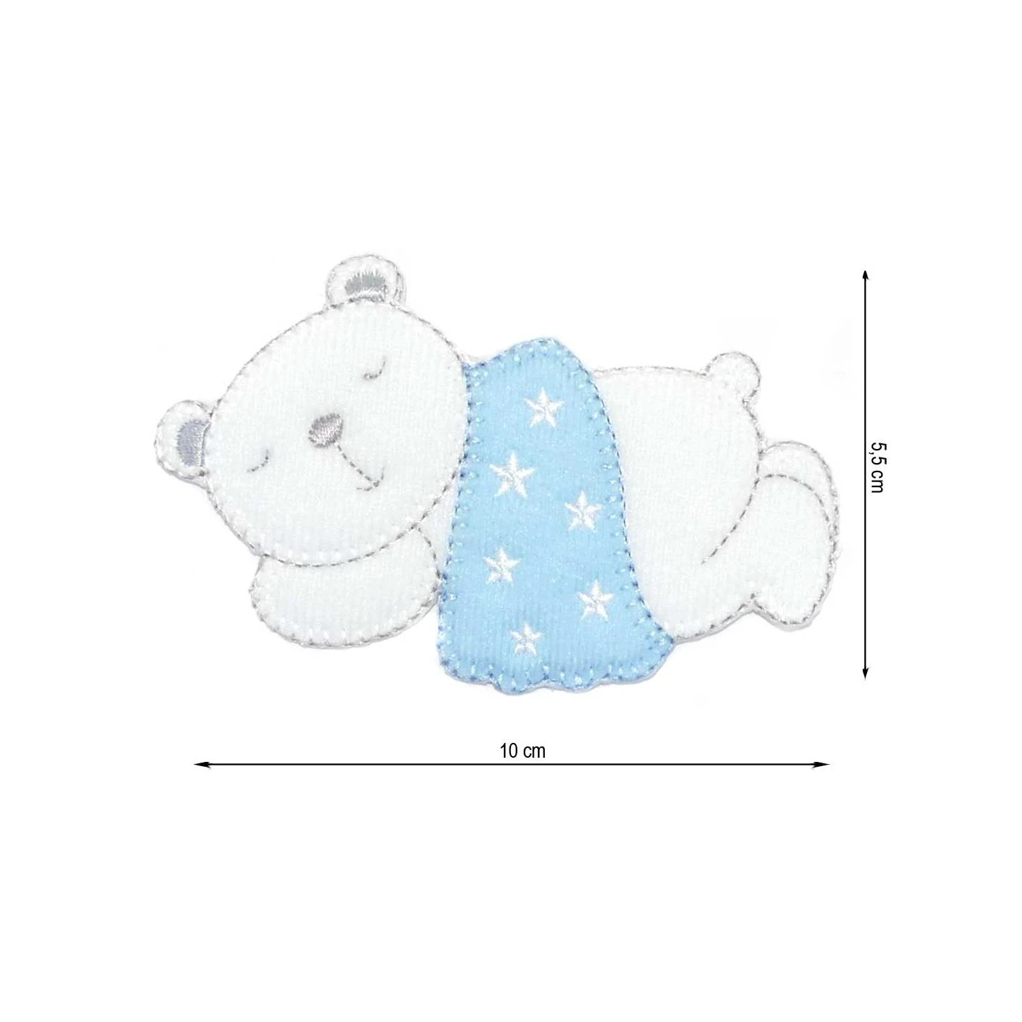 Parche Termoadhesivo Osito Con Manta Estrellas 3 Parche Termoadhesivo Osito Con Manta Estrellas