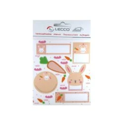 Parches Para Marcar Ropa Infantil. Conejo Y Zanahoria