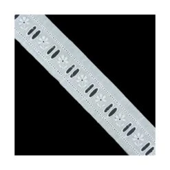 Pasacintas Bordado Blanco 2,3cm. Conjunto 19