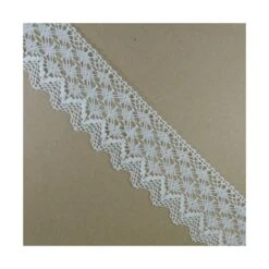 Puntilla Bolillo 5cm Crudo. Conjunto 6