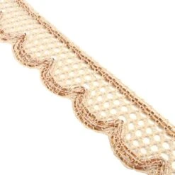 Puntilla Bolillo Con Metalizado 3,2cm. Varios Colores -Merceria Botton puntilla bolillo con metalizado 32mm 1