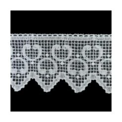 Puntilla Bolillo Inglés Blanco 10cm. Cachemir