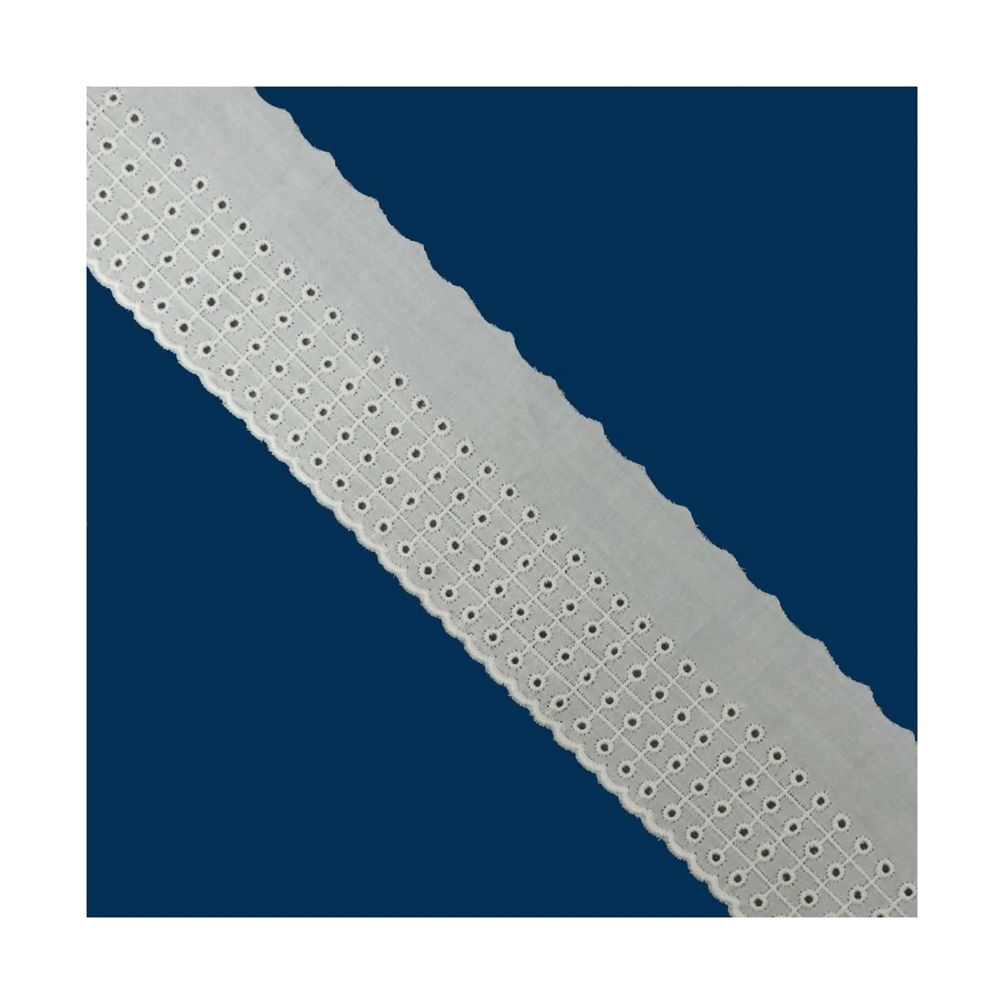 Puntilla Bordada Algodón Beig 5cm. Conjunto 21 3 Puntilla Bordada Algodón Beig 5cm. Conjunto 21