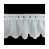 Puntilla Bordada Fruncida Con Pasacintas Blanco 95mm. Festón 2 Puntilla Bordada Fruncida Con Pasacintas Blanco 95mm. Festón -Merceria Botton puntilla bordada fruncida con pasacintas blanco 95mm feston