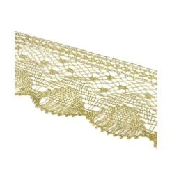 Puntilla De Bolillo Concha Dorada 75mm. Conjunto 8 5 Puntilla De Bolillo Concha Dorada 75mm. Conjunto 8 -Merceria Botton puntilla de bolillo concha dorada 75mm conjunto 8 1