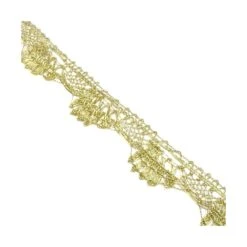 Puntilla De Bolillo Dorada Concha 24mm. Conjunto 8 5 Puntilla De Bolillo Dorada Concha 24mm. Conjunto 8 -Merceria Botton puntilla de bolillo dorada concha 24mm conjunto 8 1