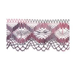 Puntilla De Bolillo Matizada 9cm. Rojos