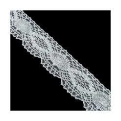 Puntilla De Bolillo Metal Plata 28mm. Conjunto 6 -Merceria Botton puntilla de bolillo metal plata 28mm conjunto 6 1