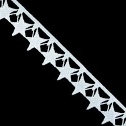 Puntilla De Guipur De Estrellas 3,5cm