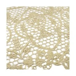 Puntilla De Guipur Dorada Iglesia 18,5cm. Cáliz Y Espigas 5 Puntilla De Guipur Dorada Iglesia 18,5cm. Cáliz Y Espigas -Merceria Botton puntilla de guipur dorada iglesia 185mm caliz y espigas 1