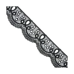 Puntilla De Guipur Ondas Y Tréboles 4,5cm