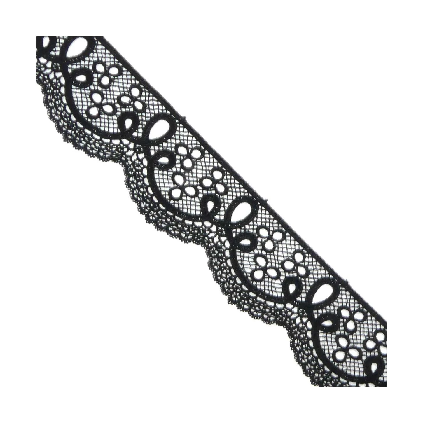 Puntilla De Guipur Ondas Y Tréboles 4,5cm 3 Puntilla De Guipur Ondas Y Tréboles 4,5cm