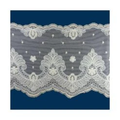 Puntilla De Tul Bordado Beig 15cm