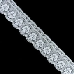 Puntilla De Valencienne Blanco 3,5cm. Conjunto 17