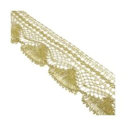 Puntilla Dorada De Bolillo Concha 48mm. Conjunto 8 5 Puntilla Dorada De Bolillo Concha 48mm. Conjunto 8 -Merceria Botton puntilla dorada de bolillo concha 48mm conjunto 8 1