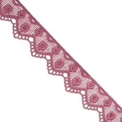 Puntilla De Guipur 3cm Picos Y Flores. Varios Colores