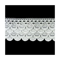 Puntilla Guipur 4 Festones 7cm. Varios Colores