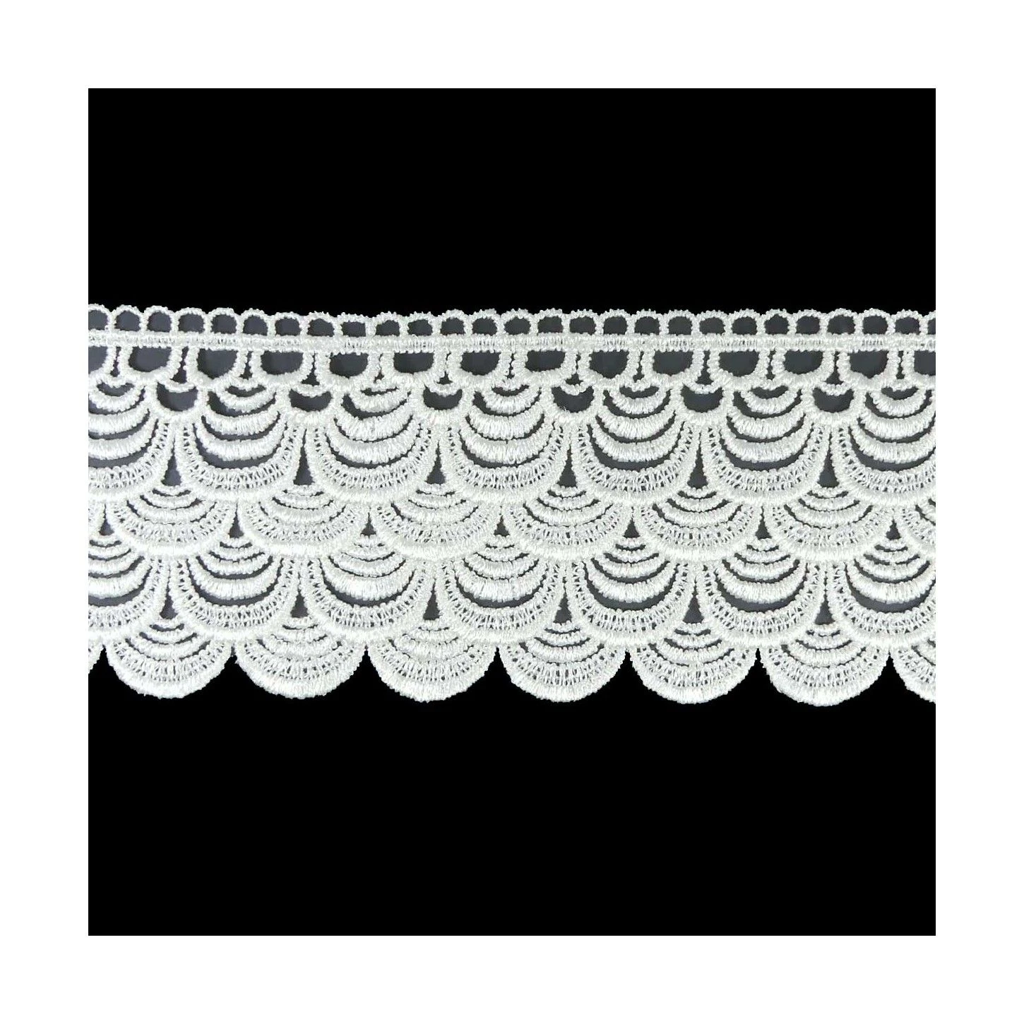 Puntilla Guipur 4 Festones 7cm. Varios Colores 3 Puntilla Guipur 4 Festones 7cm. Varios Colores