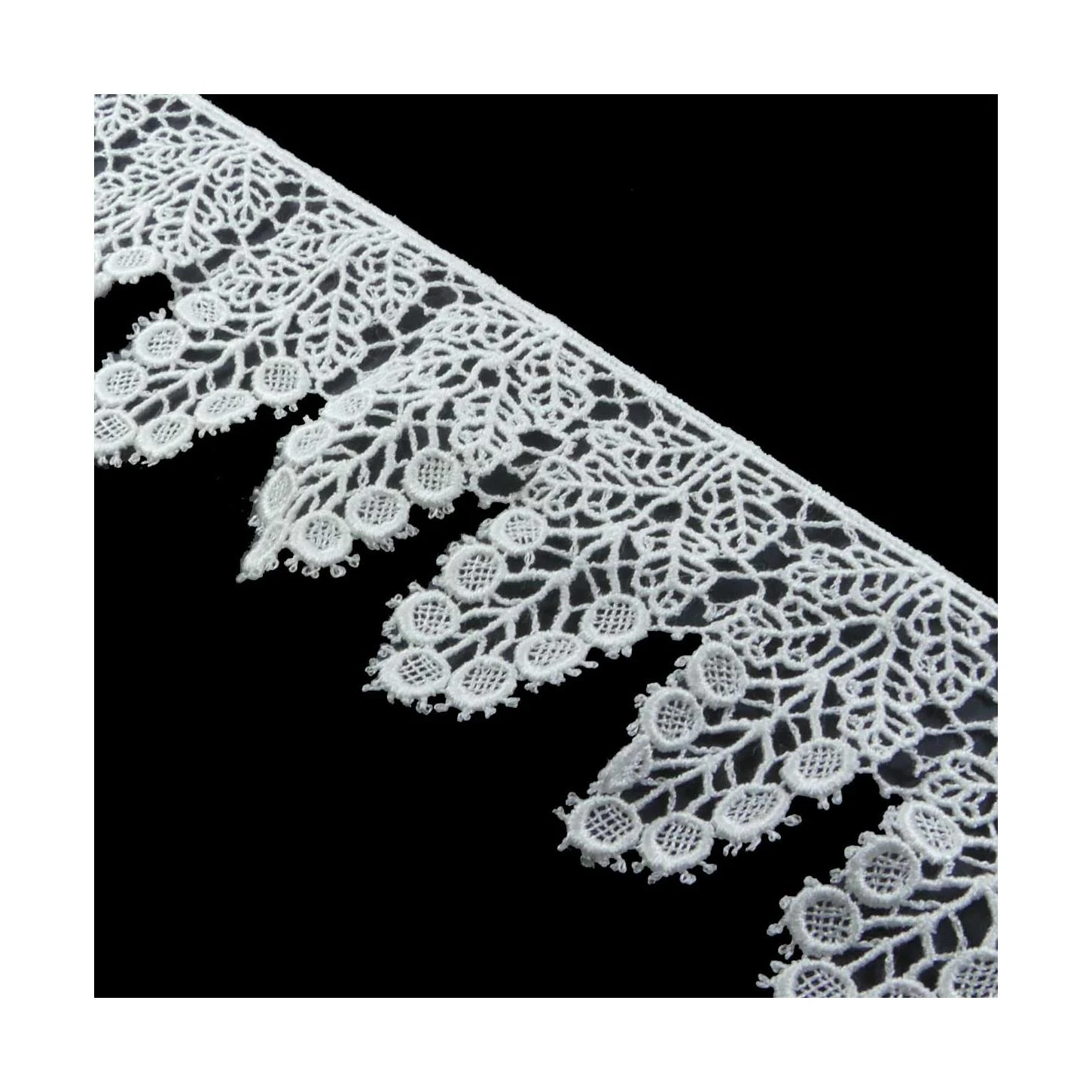 Puntilla Guipur Blanco 5cm. Árbol 4 Puntilla Guipur Blanco 5cm. Árbol - Imagen 2