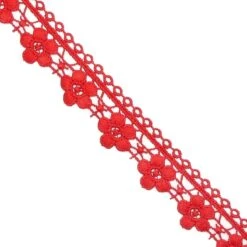 Puntilla De Guipur Con Flor 2,5cm. Varios Colores