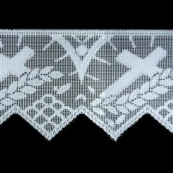 Puntilla Religiosa Espigas Y Cruz 12cm