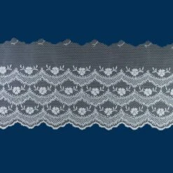 Puntilla Tul Bordado Floral 85mm. Conjunto 6