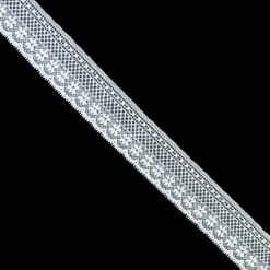 Puntilla Valencienne Blanco 2,5cm. Conjunto 13