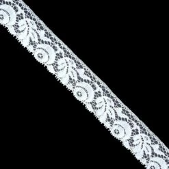 Puntilla Valencienne Blanco 2,6cm. Conjunto 4