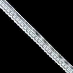 Puntilla Valencienne Blanco 2cm. Conjunto 13