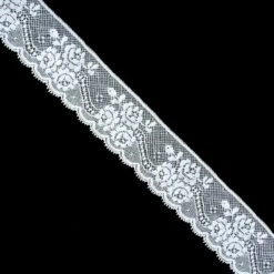 Puntilla Valencienne Blanco 3,2cm. Conjunto 6