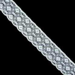 Puntilla Valencienne Blanco 3,4cm. Conjunto 12